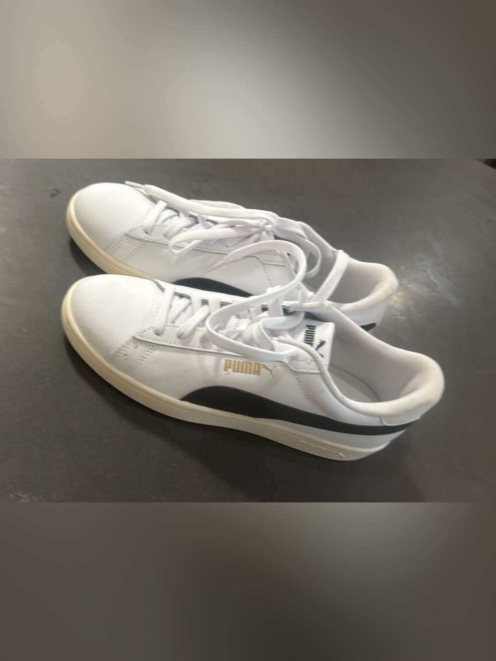PUMA Club 5v5 Women's White Sneakers 8.5